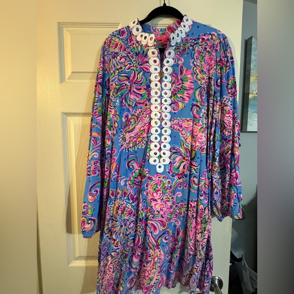 Lilly Pulitzer Mermaid Cove Print Dress